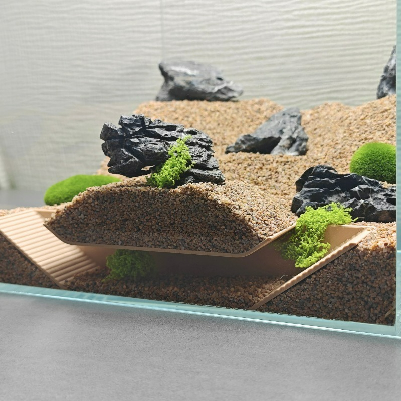 Aquarium Fish Hiding Places - Aquarium-Verstecke, Unterschlupf, unterirdische Höhle, abgestufter Tunnel