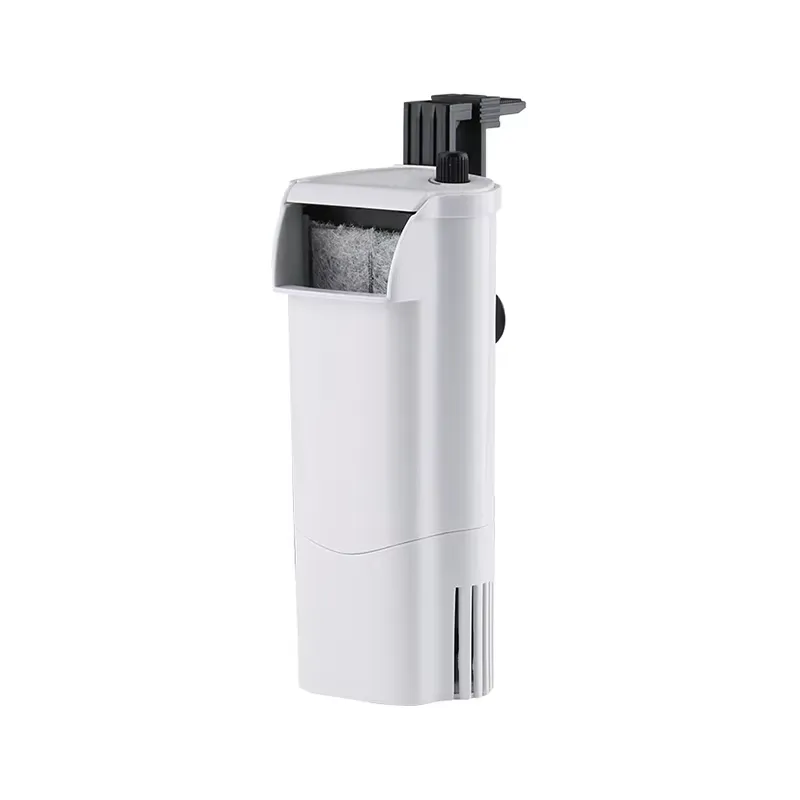 Aquarium Mini Fish - 3-in-1 Rechteckige Kunststoff-Wasserfilterpumpe für Aquarium, Fischbecken