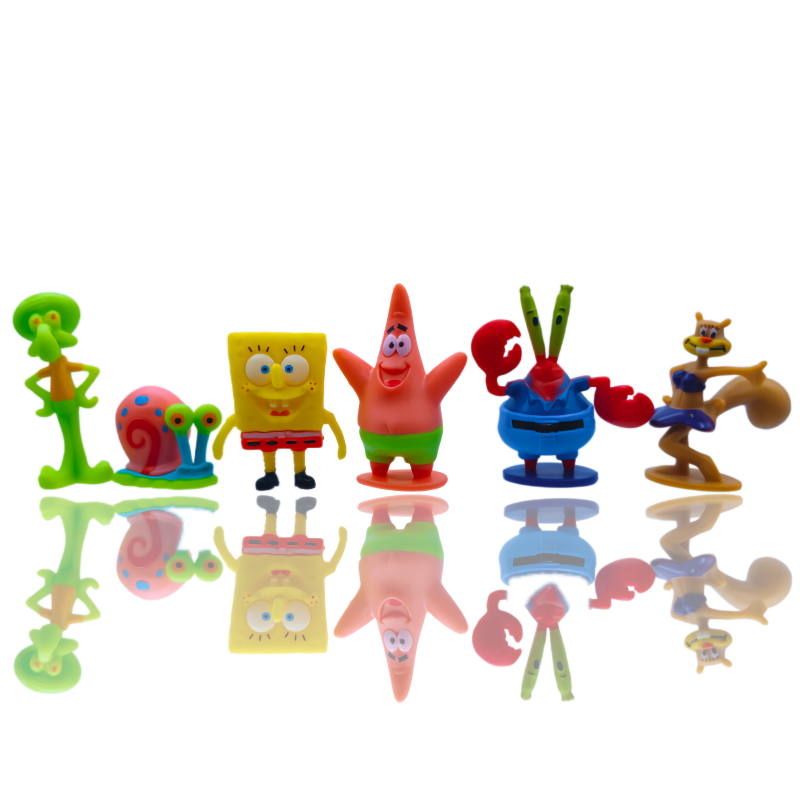 6 Stück SpongeBob Aquarium-Dek – Aquarium Mini Fish Bewertung und Preis