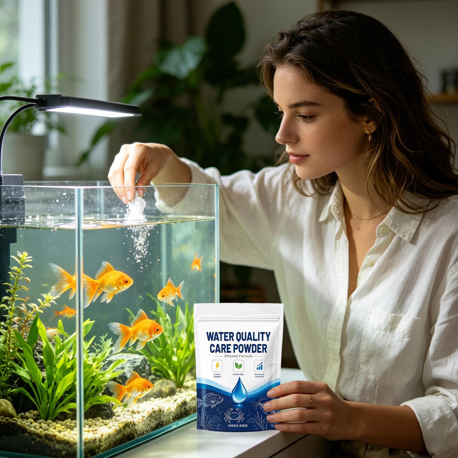 100 g Aquarium-Wasserklärer-Pu – Aquarium Fish Tank Cleaner Bewertung und Preis
